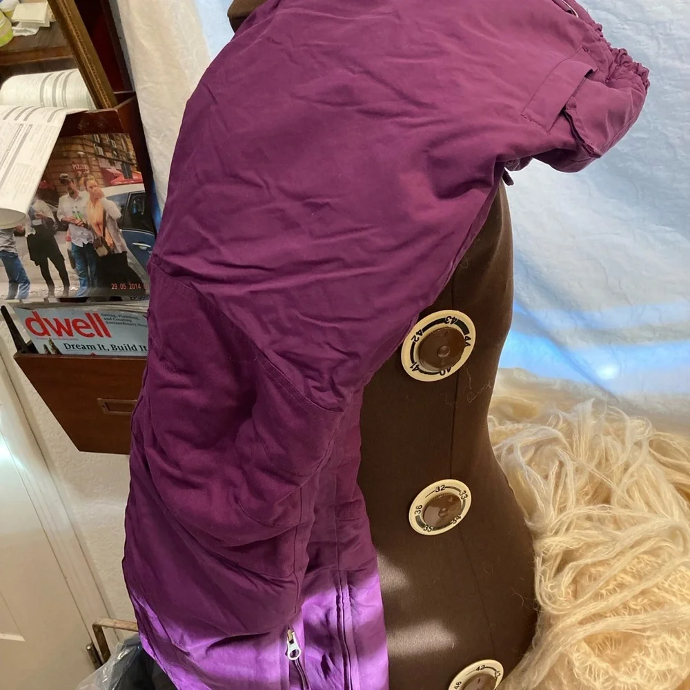 Land’s End Kids Grow-A-Longs Ski Pants The Pants Grow Along With Child Purple